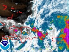 Haïti - Climat : 60% de probabilités dépression tropicale ou tempête