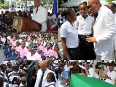 Haiti - Education : Martelly met the youth Haitian