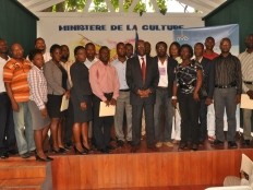 Haiti - Culture : Presentation of certificates in heritage inventory