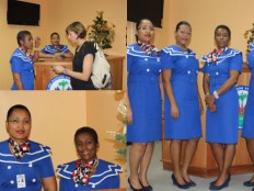 Haiti - Tourism : 5 hostesses competent, to the Welcome kiosk of the airport