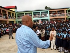 Haiti - Politic : Martelly inaugurates 1 high school and 3 hill lakes in the Northwest
