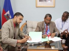 Haiti - Economy : MoU between the APN and the CFI