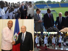 Haïti - Football : Le Président de la FIFA, promet de renforcer le football haïtien