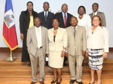 Haiti - Diplomacy : The U.S. Embassy welcomes the swearing-in of 9 members of the CTCEP