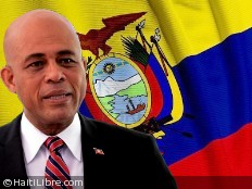 Haïti - Diplomatie : Martelly en Equateur pour la prestation de serment de Rafael Correa