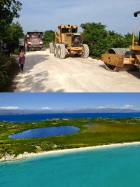 Haiti - Tourism : Prime Minister in Ile-à-Vache for a supervision visit