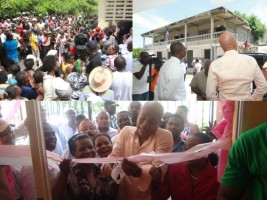Haiti - Reconstruction : End of tour of President Martelly in Grand Anse
