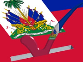 Haiti - Elections : Beginning of vote for electoral law...