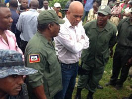 Haiti - Environment : Visit of President Martelly to the National Park «La Visite»