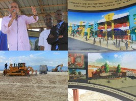 Haiti - Reconstruction : Launching of works at Wharf Jérémie (Cité Soleil)