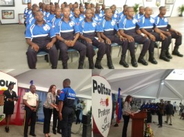 Haiti - Security : Graduation of the first promotion of the tourist police