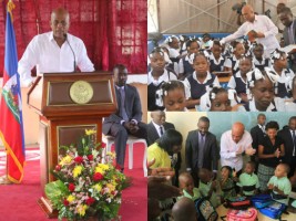 Haiti - Education : President Martelly officially launched the new school year