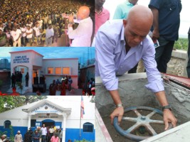 Haiti - Reconstruction : Tour of President Martelly in Artibonite