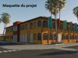 Haiti - Social : Beginning of the construction of the public market of Fontamara