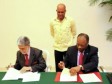 Haiti - Security : Signature of an agreement to strengthen the Military Engineering