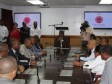 Haiti - Politic : Laurent Lamothe, brief working session at MEF