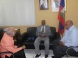 iciHaïti - Social : Entretien du Ministre Labrousse avec l’Évêque Louis Etienne