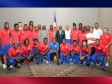 Haiti - Football : The Prime Minister visits the Grenadiers