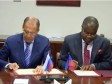 iciHaiti - Diplomacy : Signing of an agreement on the Haiti-Russia relations