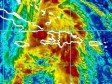 Haiti - Tomas : Last positions of the hurricane (1:00 pm)