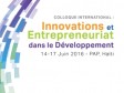 iciHaiti - Economy : International Colloquium on Innovation and Entrepreneurship