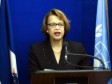 Haïti - Sécurité : Incidents au Parlement, Sandra Honoré félicite la PNH