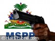 Haiti - Security : Camille Edouard condemns the intrusion of armed men in the MSPP