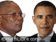 Haïti - Politique : Privert échange quelques mots avec Obama