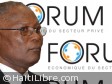 Haïti - Sécurité : Privert tente de rassurer le Forum économique