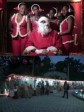 Haiti - Jacmel : Santa Claus surrounded by Haitian beauties