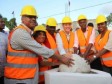 Haiti - Les Cayes : Laying the foundation stone of the largest Caribbean vocational training center