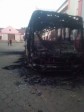 Haiti - Security : A bus Dignité burned in Grande Rivière du Nord