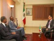 Haiti - Diplomacy : Visit of President Moïse to the Embassy of Mexico