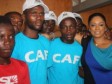 iciHaiti - Politics : Minister Auguste visits the reception centers of Carrefour and Delmas 3