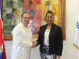 iciHaïti - Tourisme : La Ministre Ménos fait une rencontre «merveilleuse» en RD