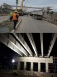 iciHaïti - Travaux : Installation des poutres d’acier de l’échangeur routier de Carrefour