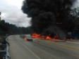 Haiti - FLASH : Terrible accident on the RN1, 4 people burned alive