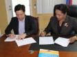 iciHaïti - Politique : Signature d’un accord entre le MHAVE et la NATCOM