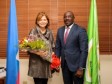 iciHaïti - Delmas : Le Maire Jeudy a reçu la Cheffe de la BINUH