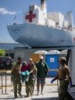 Haiti - Humanitarian : End of mission in Haiti hospital ship «USNS Comfort»