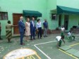 iciHaiti - France : The Ambassador and his wife at the Sainte Thérèse of the Child Jesus school