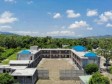 iciHaïti - Petit-Goâve : La construction du Lycée Roseline Vaval achevée à 75%