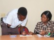iciHaiti - Politic : Handing over of subsidy checks to 40 people with disabilities