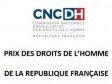 iciHaiti - France : Call for candidacies, Human Rights Prize, registrations open