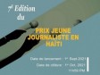iciHaiti - OIF : 7th edition of the Young Journalist Prize in Haiti, registrations open