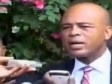 Haiti - Politic : Reactions of President Martelly following the rejection of Me Gousse