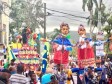 iciHaiti - Culture : 2 giant puppets enchant the Carnival of Jacmel