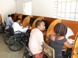 Haïti - Baccalauréat : Visite d’un centre d’examen inclusif recevant des candidats handicapée