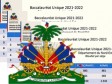 Haiti - FLASH : Results of the single baccalaureate (2021-2022) for 1 department