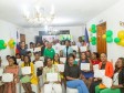 iciHaiti - Delmas : Delivery of cosmetology training certificate to 50 women
